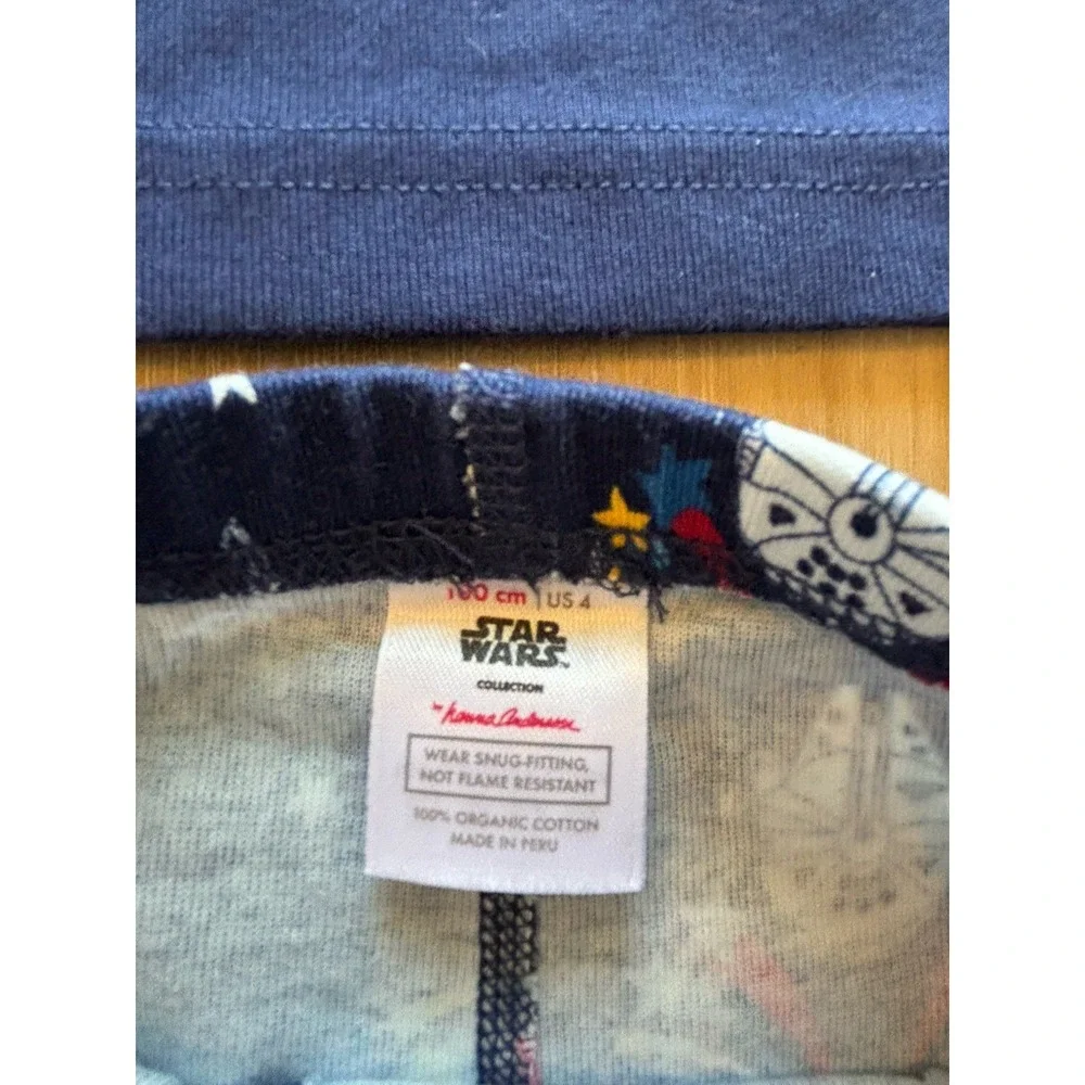 NEW Hanna Andersson Star Wars Pajamas size 4 MAY THE FORCE BE WITH YOU‎